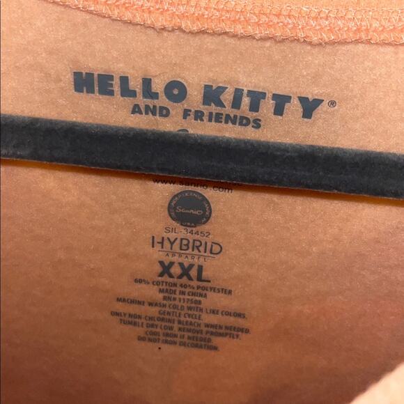 Hello Kitty Peach and Purple Sweater - Kindness Matters NWOT XXL - Picture 4 of 5